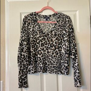 TJ Max Animal Print Sweater Sz Small